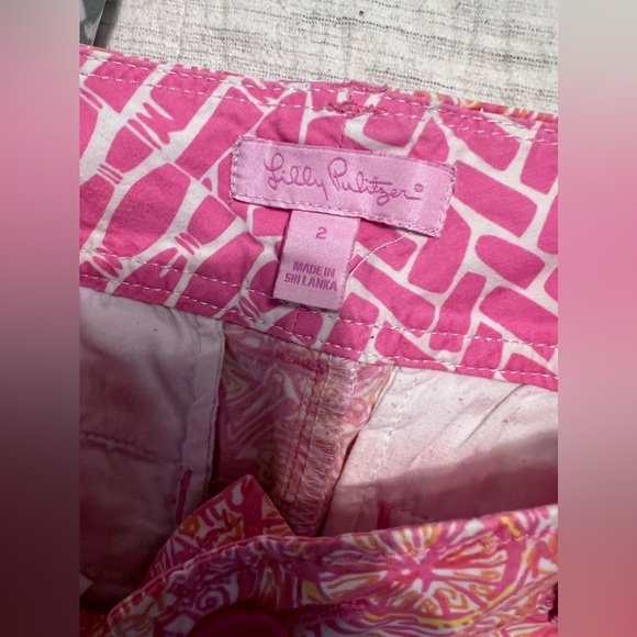 Lilly Pulitzer Callahan Shorts Ten Speed Bike Size 2 - Picture 4 of 7